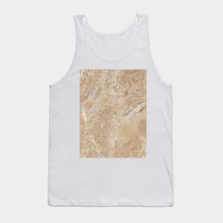 modern abstract neutral color beige granite marble Tank Top